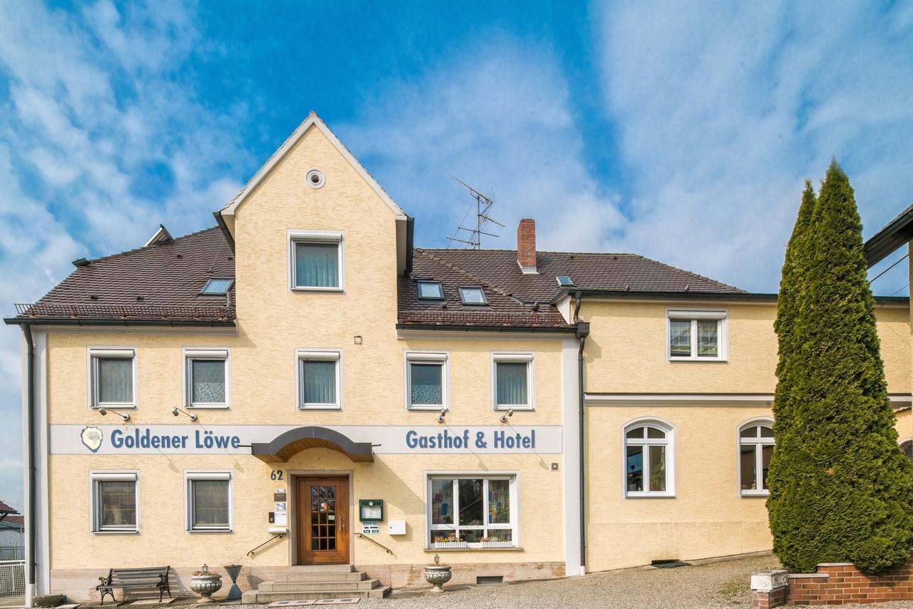 Hotel Goldener Loewe Гюнцбург Экстерьер фото